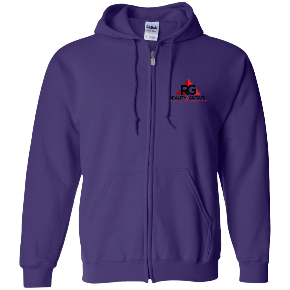 RG Zip Up Hooded Sweatshirt
