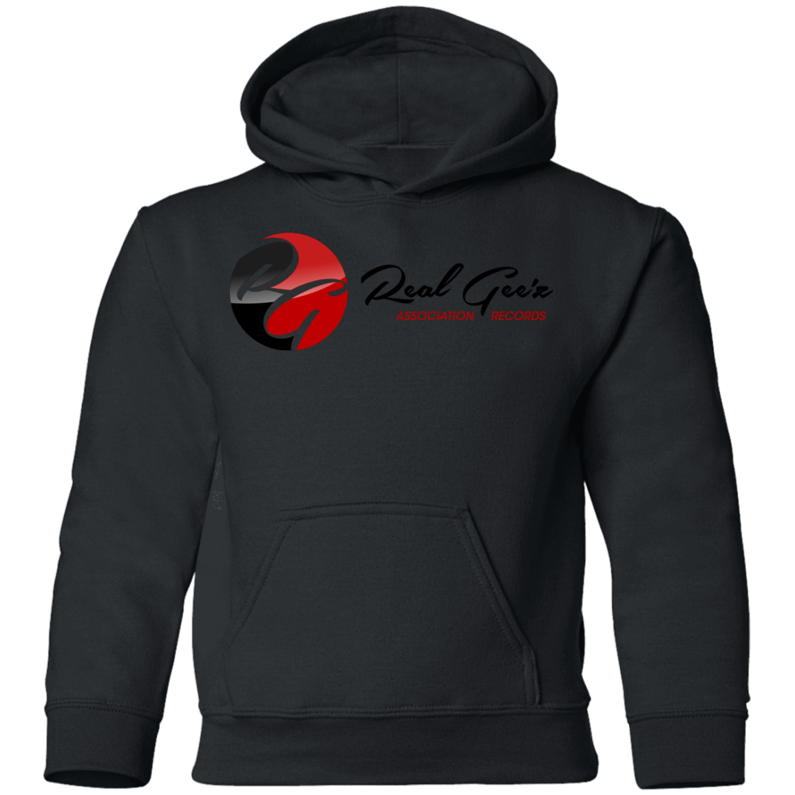 Real Geez Youth Pullover Hoodie Front