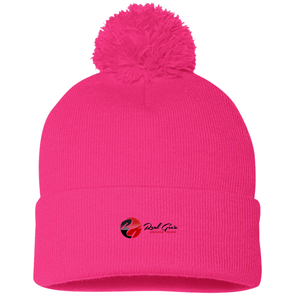 Real Geez Pom Pom Knit Cap
