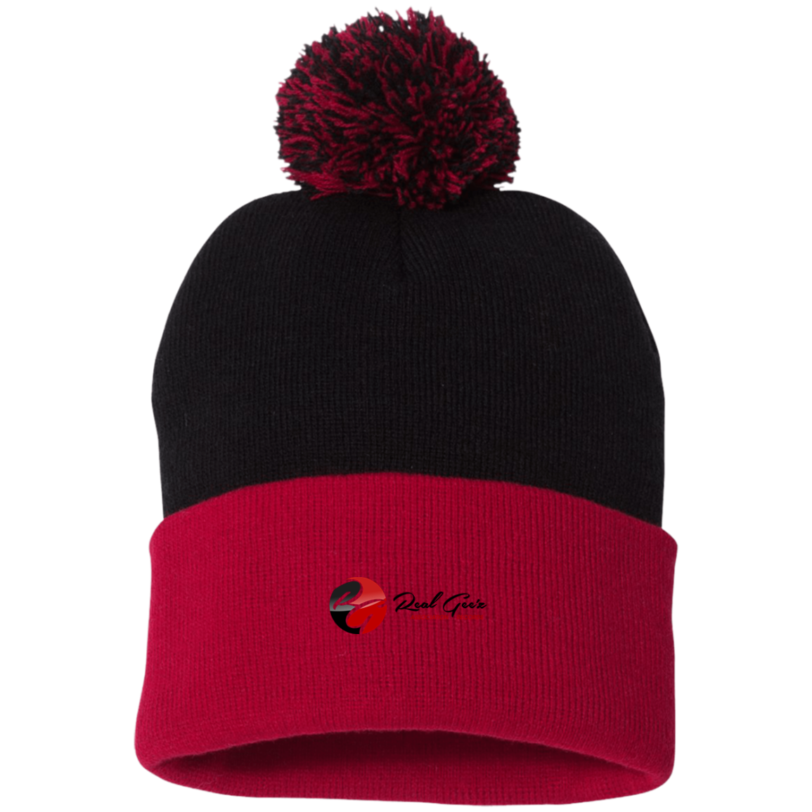 Real Geez Pom Pom Knit Cap