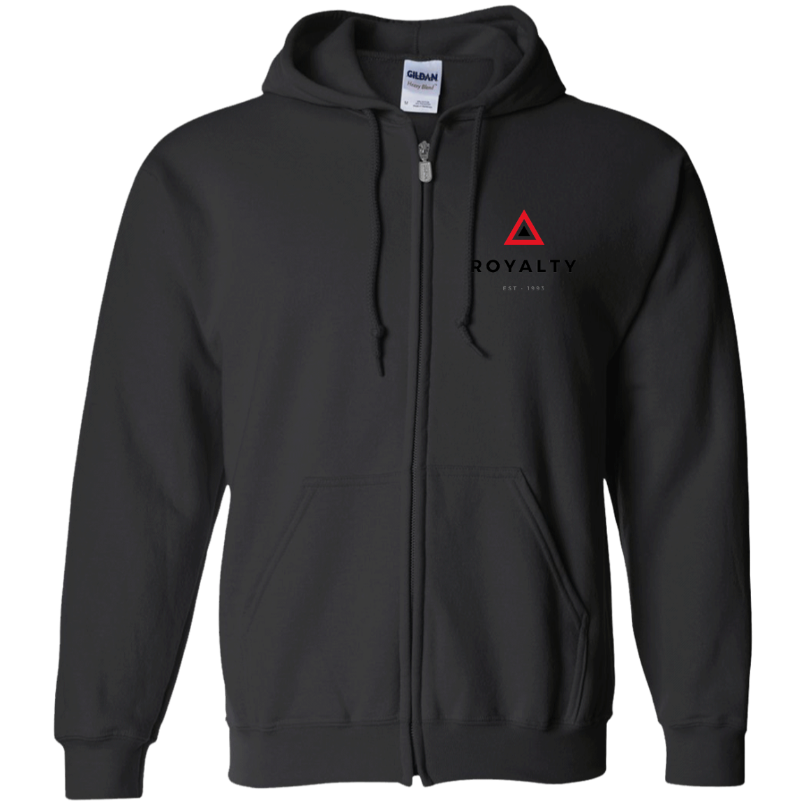 Royalty Zip Up Hooded Sweatshirt