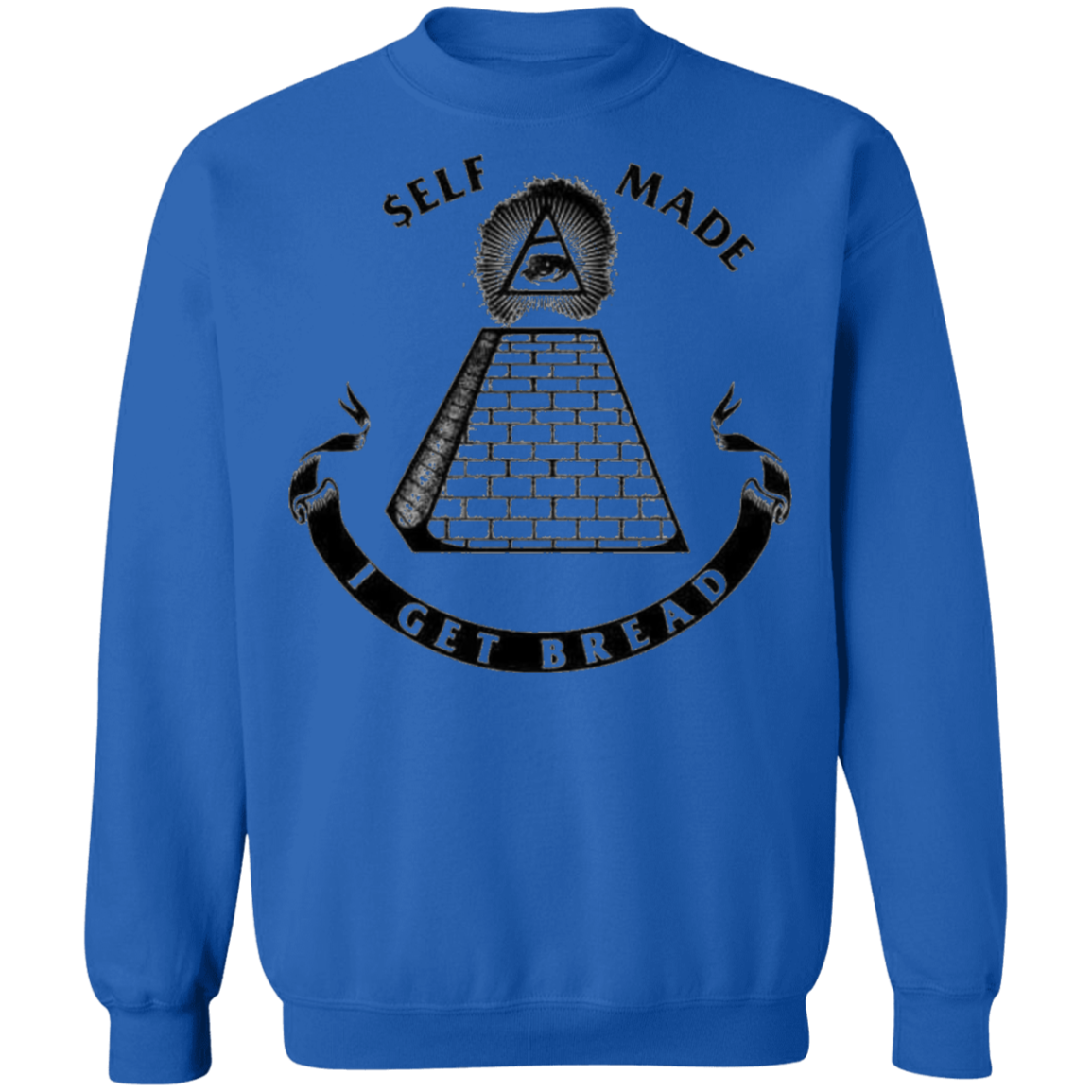 I Get Bread Crewneck Pullover Sweatshirt 8 oz.