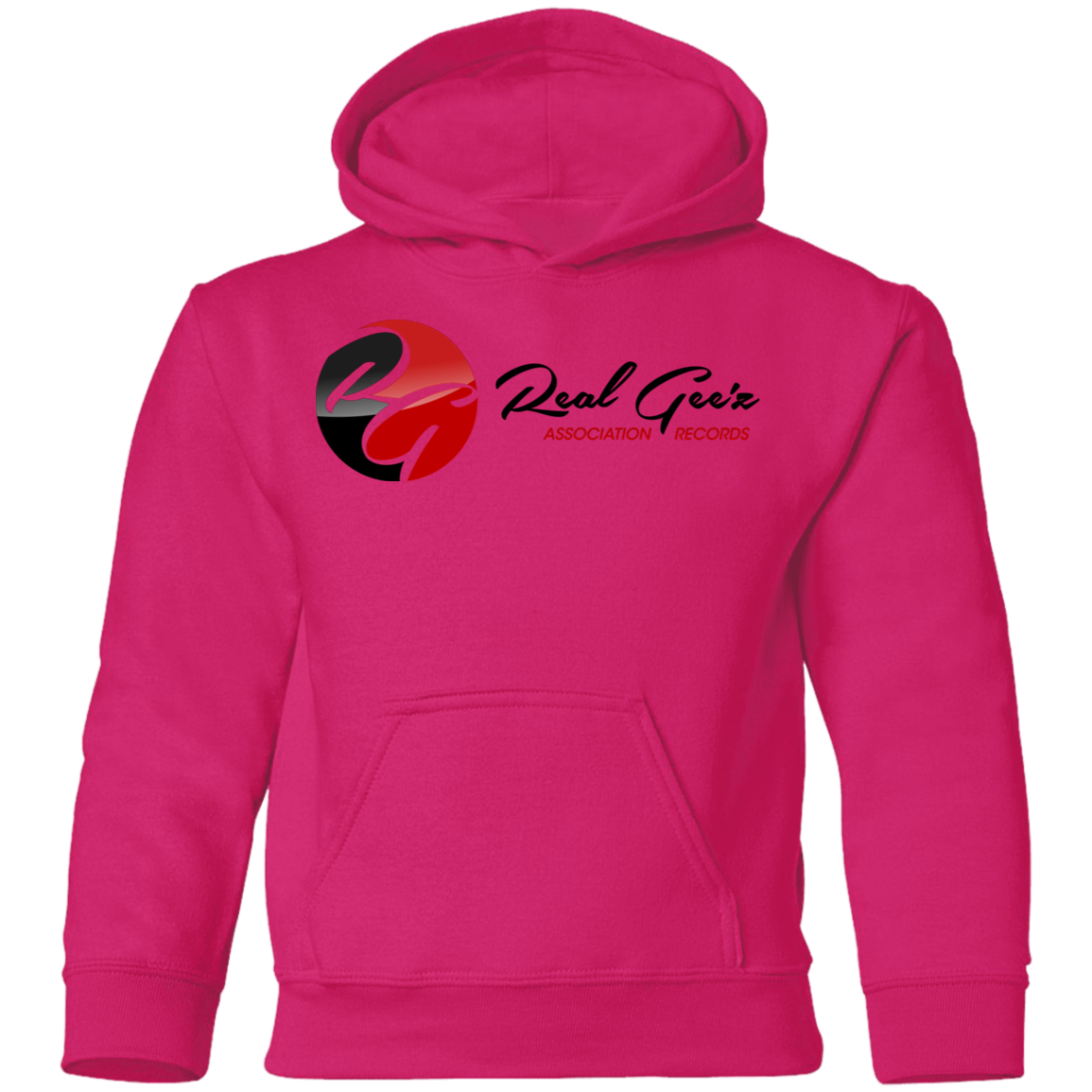 Real Geez Youth Pullover Hoodie Front