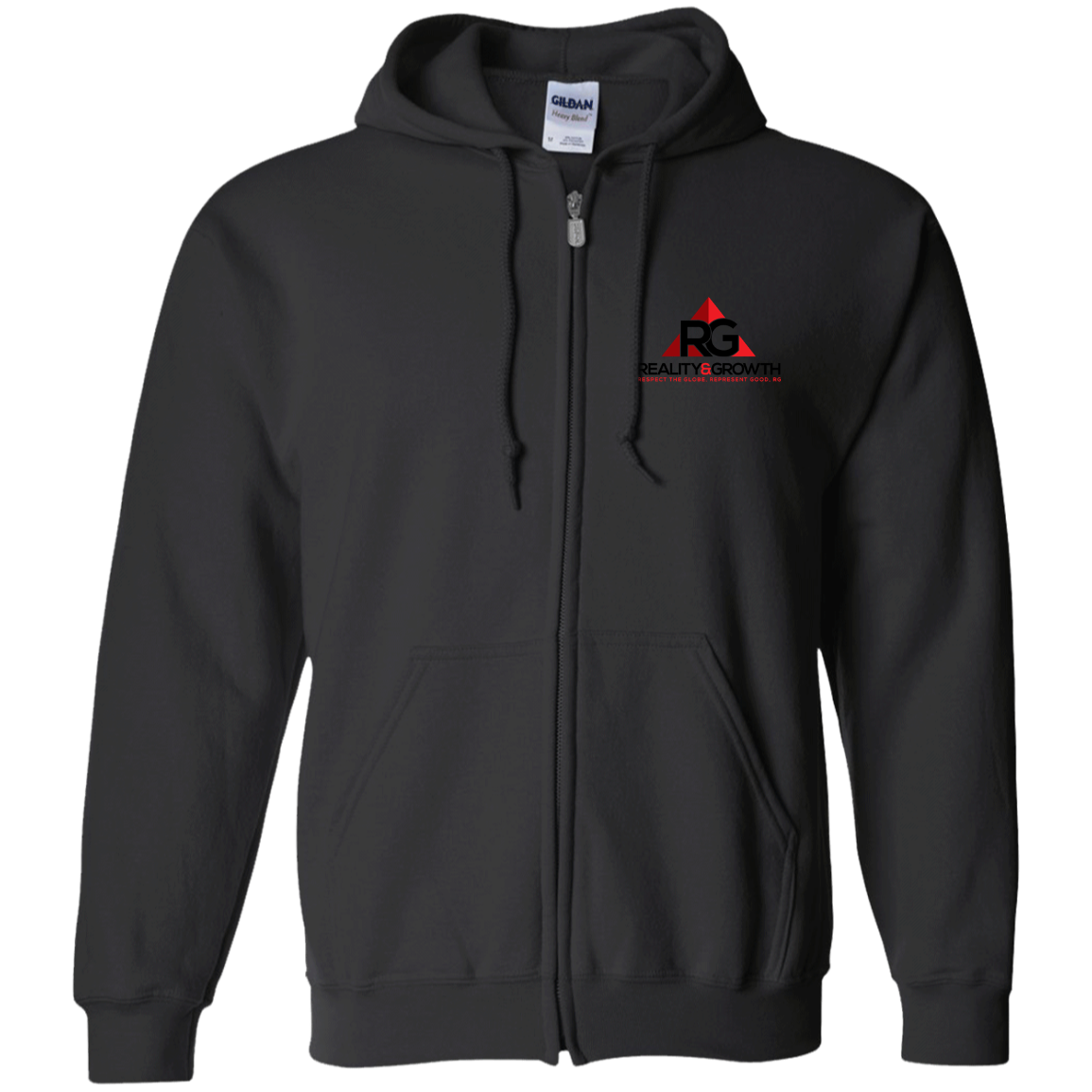 RG Zip Up Hooded Sweatshirt
