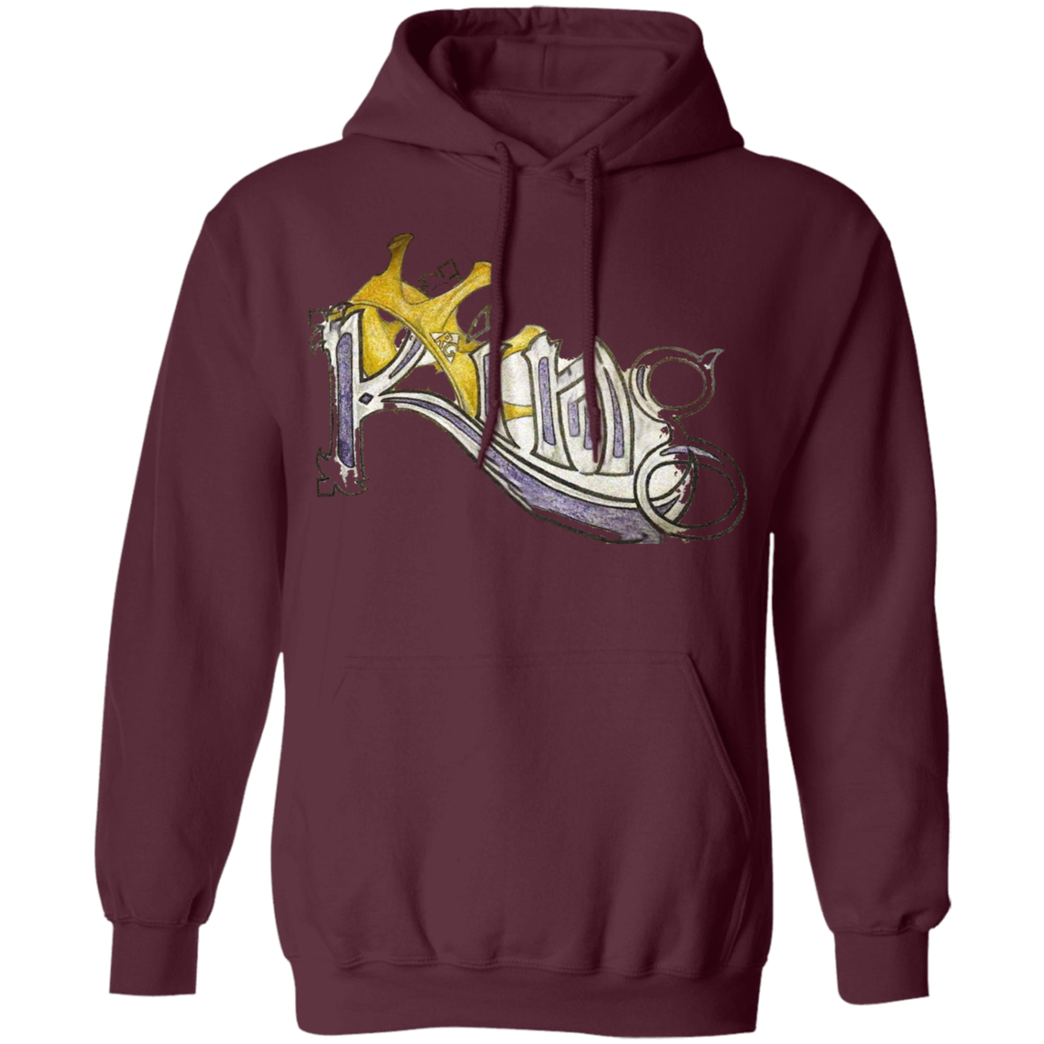 King Pullover Hoodie by Amagiri Young