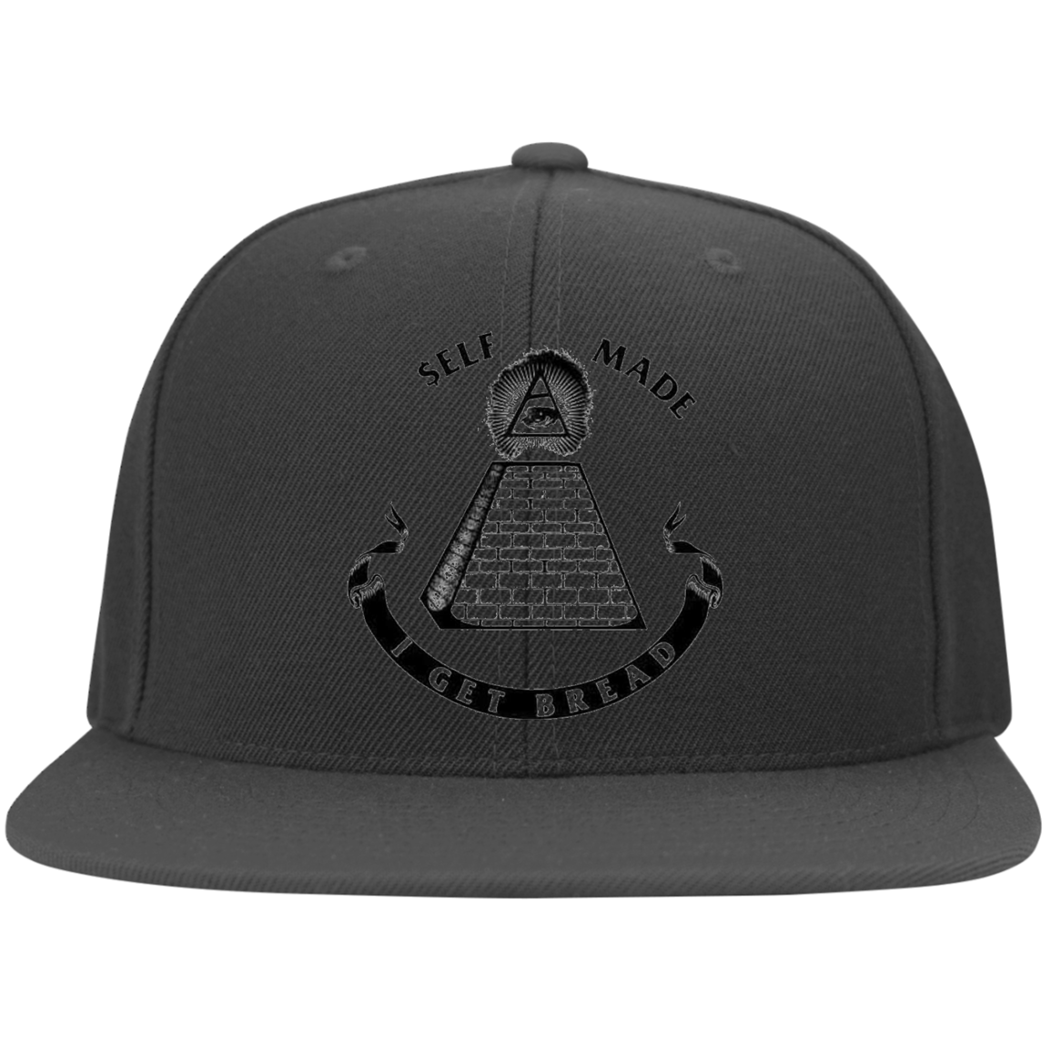 I Get Bread Flat Bill Twill Flexfit Cap