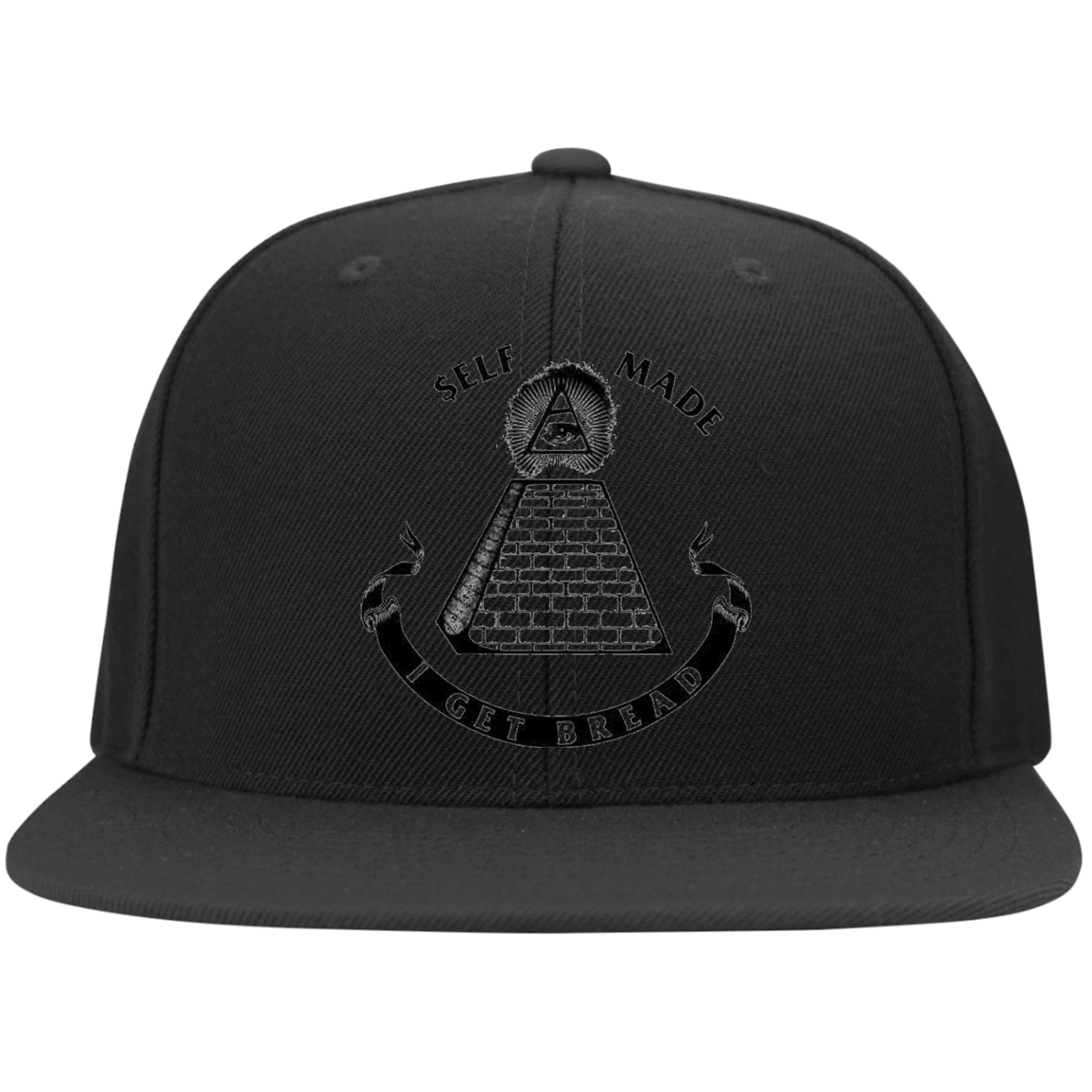 I Get Bread Flat Bill Twill Flexfit Cap