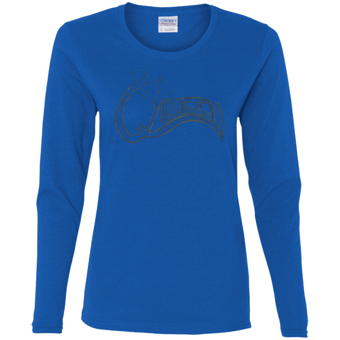 Queen Ladies' Cotton LS T-Shirt