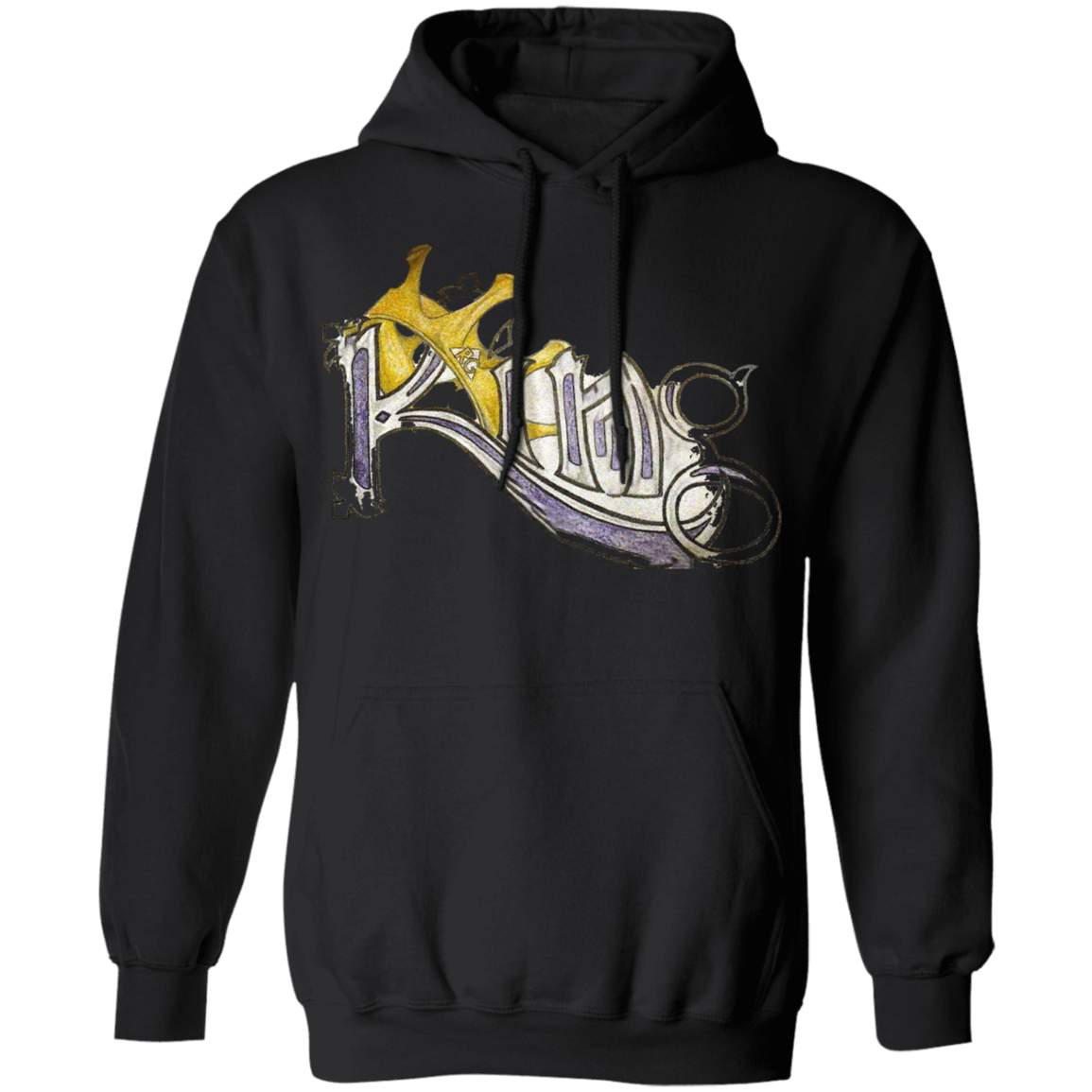 King Pullover Hoodie by Amagiri Young