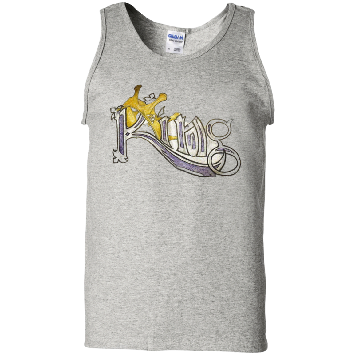 King 100% Cotton Tank Top by Amagiri Young