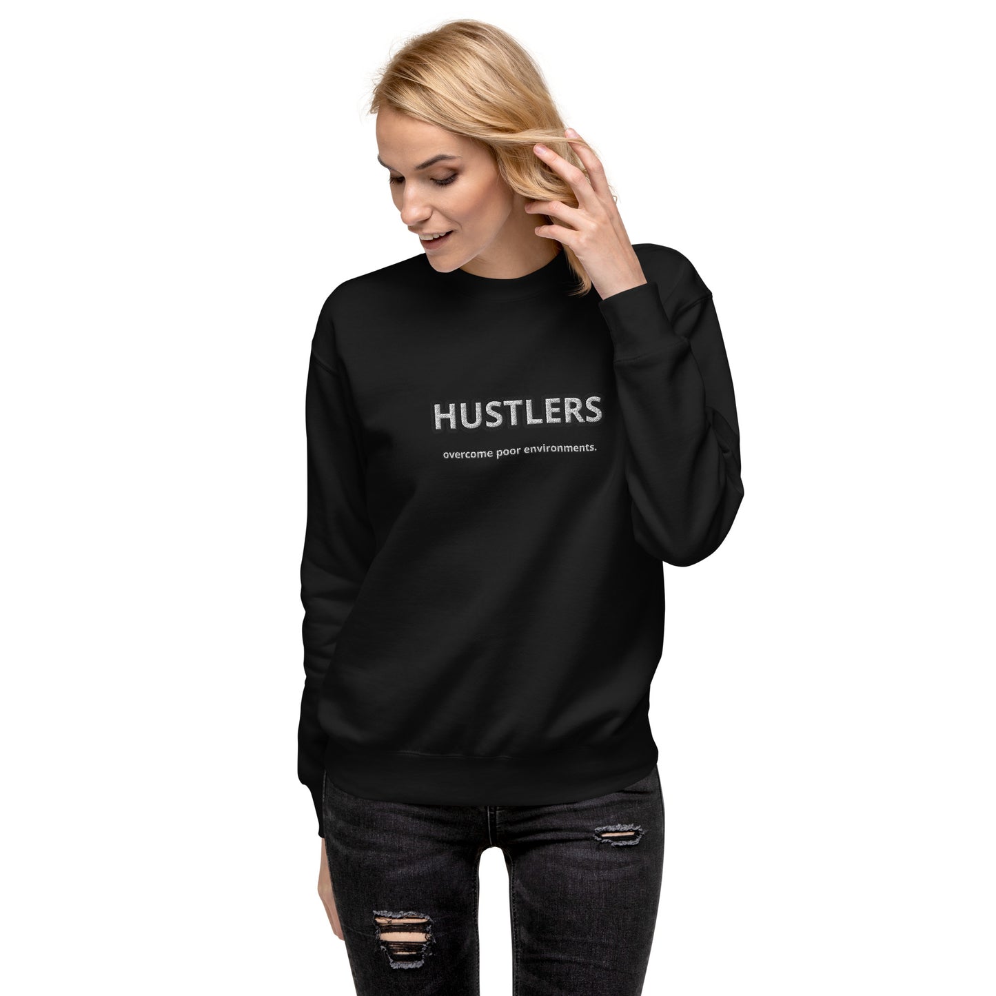 Hustlers Premium Sweatshirt by Amagiri Young