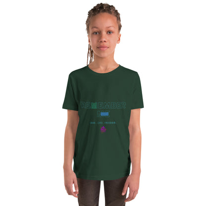Remember Me Youth Short Sleeve T-Shirt by Princess Lia