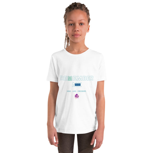 Remember Me Youth Short Sleeve T-Shirt by Princess Lia