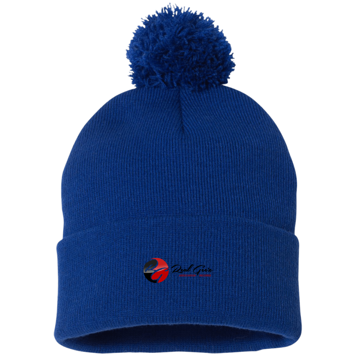 Real Geez Pom Pom Knit Cap