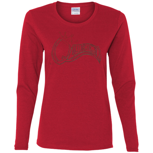 Queen  Ladies' Cotton LS T-Shirt