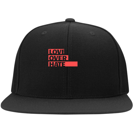 Love Over Hate Snapback Hat