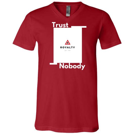 Trust Nobody SS V-Neck T-Shirt