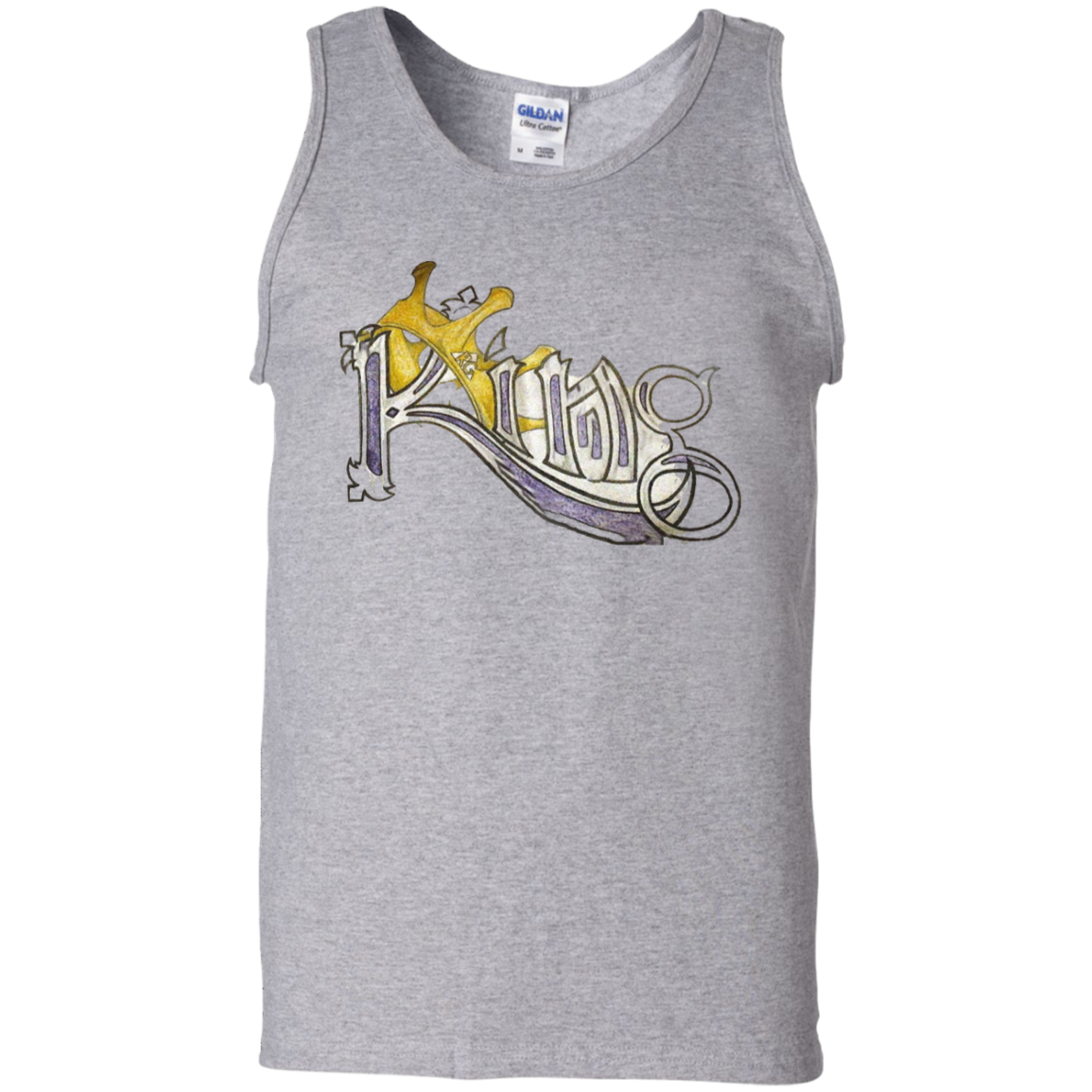 King 100% Cotton Tank Top by Amagiri Young