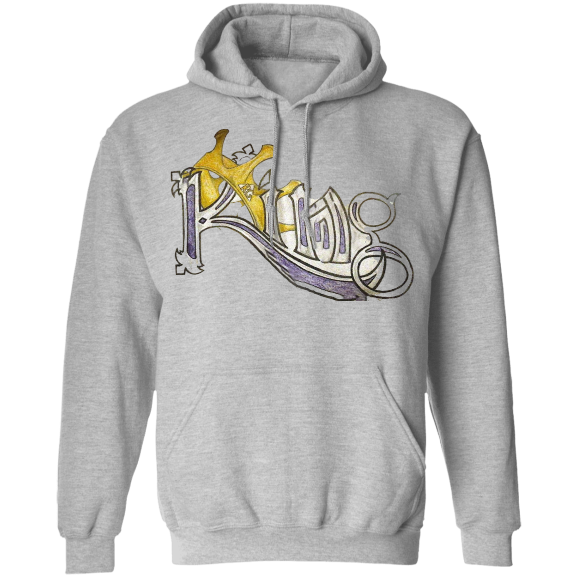 King Pullover Hoodie by Amagiri Young