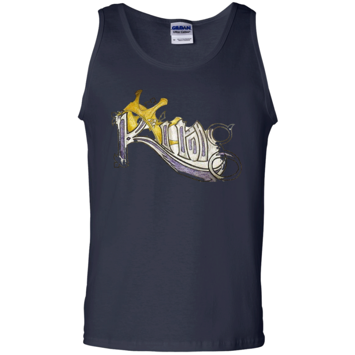 King 100% Cotton Tank Top by Amagiri Young