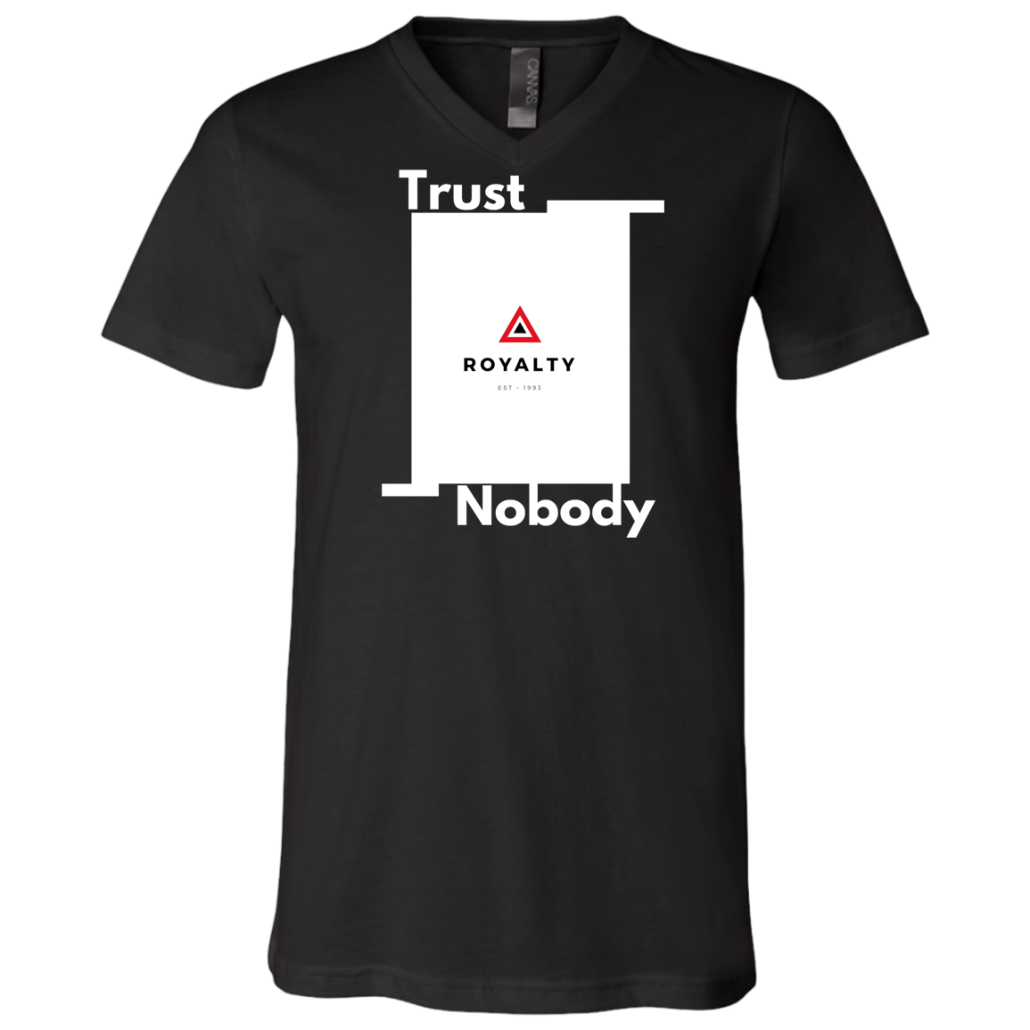 Trust Nobody SS V-Neck T-Shirt