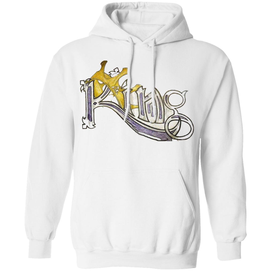 King Pullover Hoodie by Amagiri Young